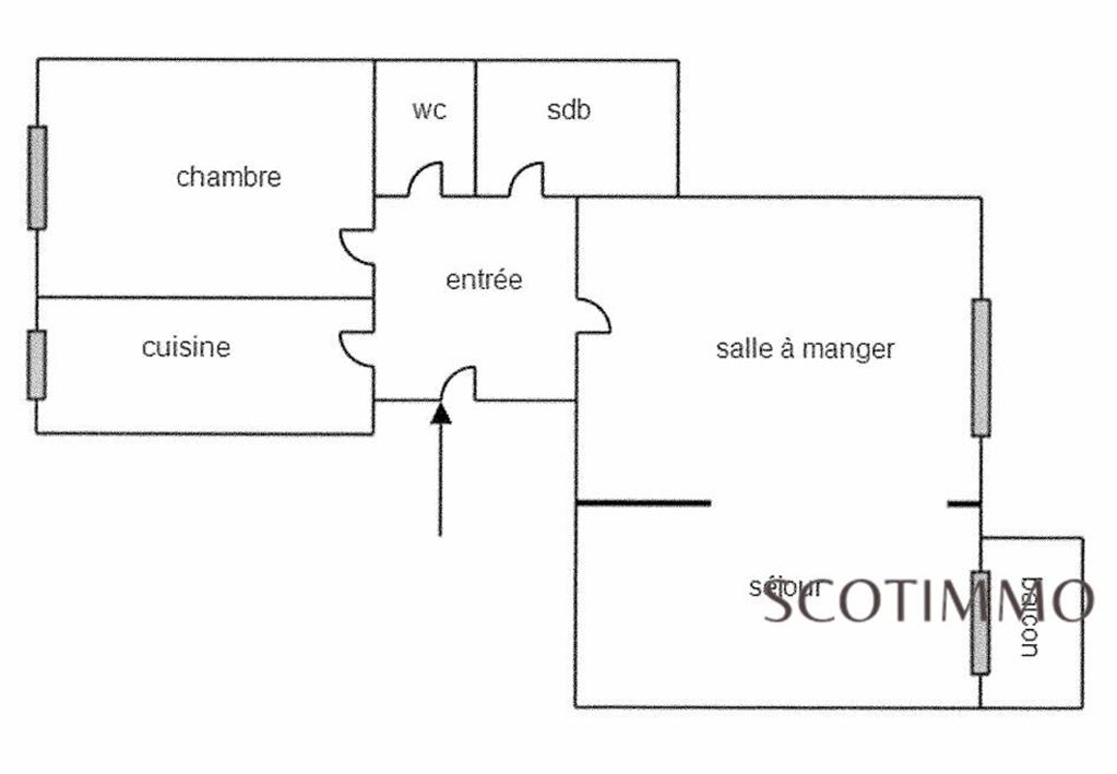 Appartement T3 ARCUEIL (94110) SCOTIMMO